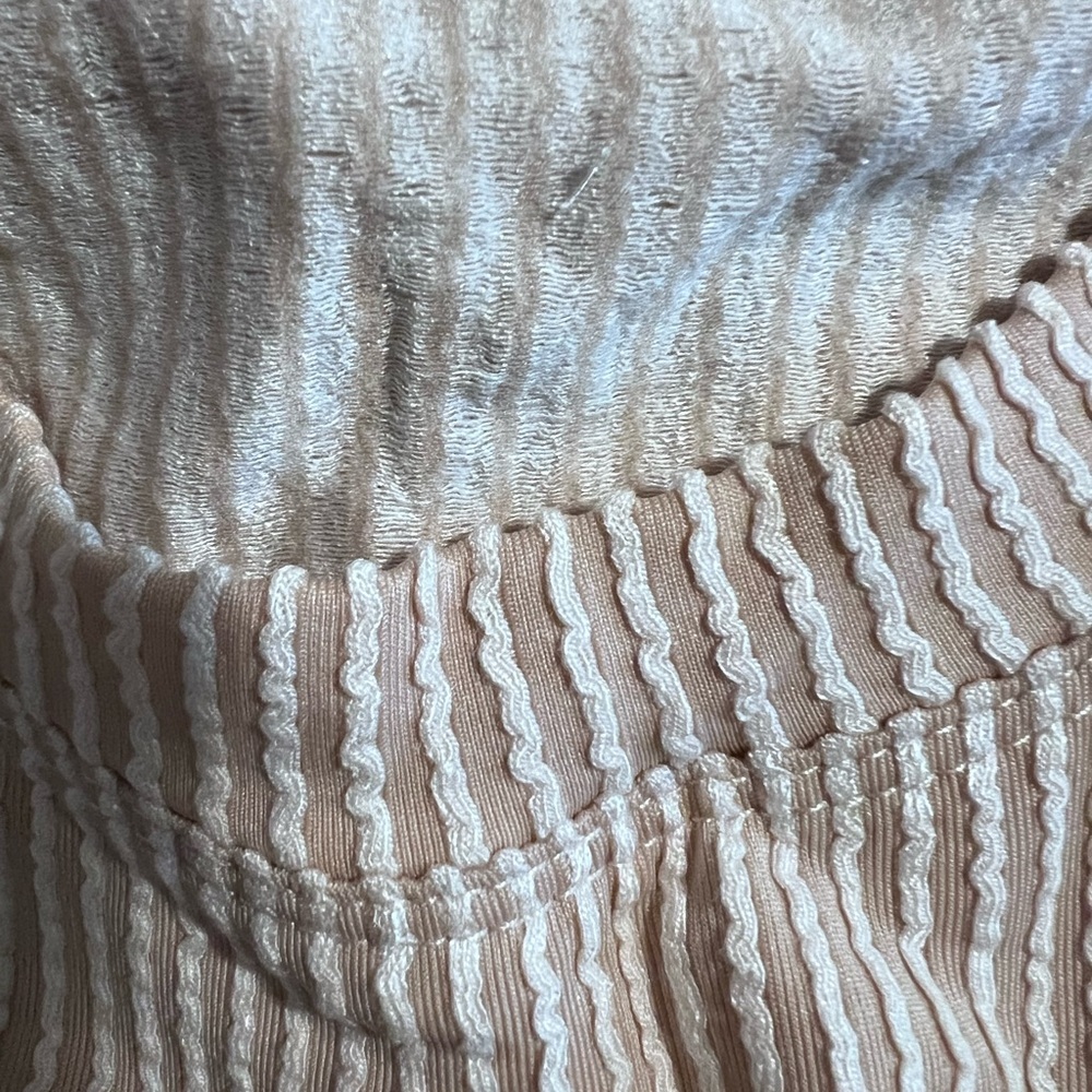 Sleeveless Ribbed Top - Tan - Picture 4 of 4